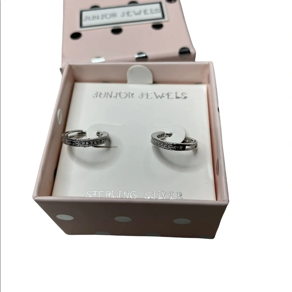 Junior Jewels earrings with box NWOT